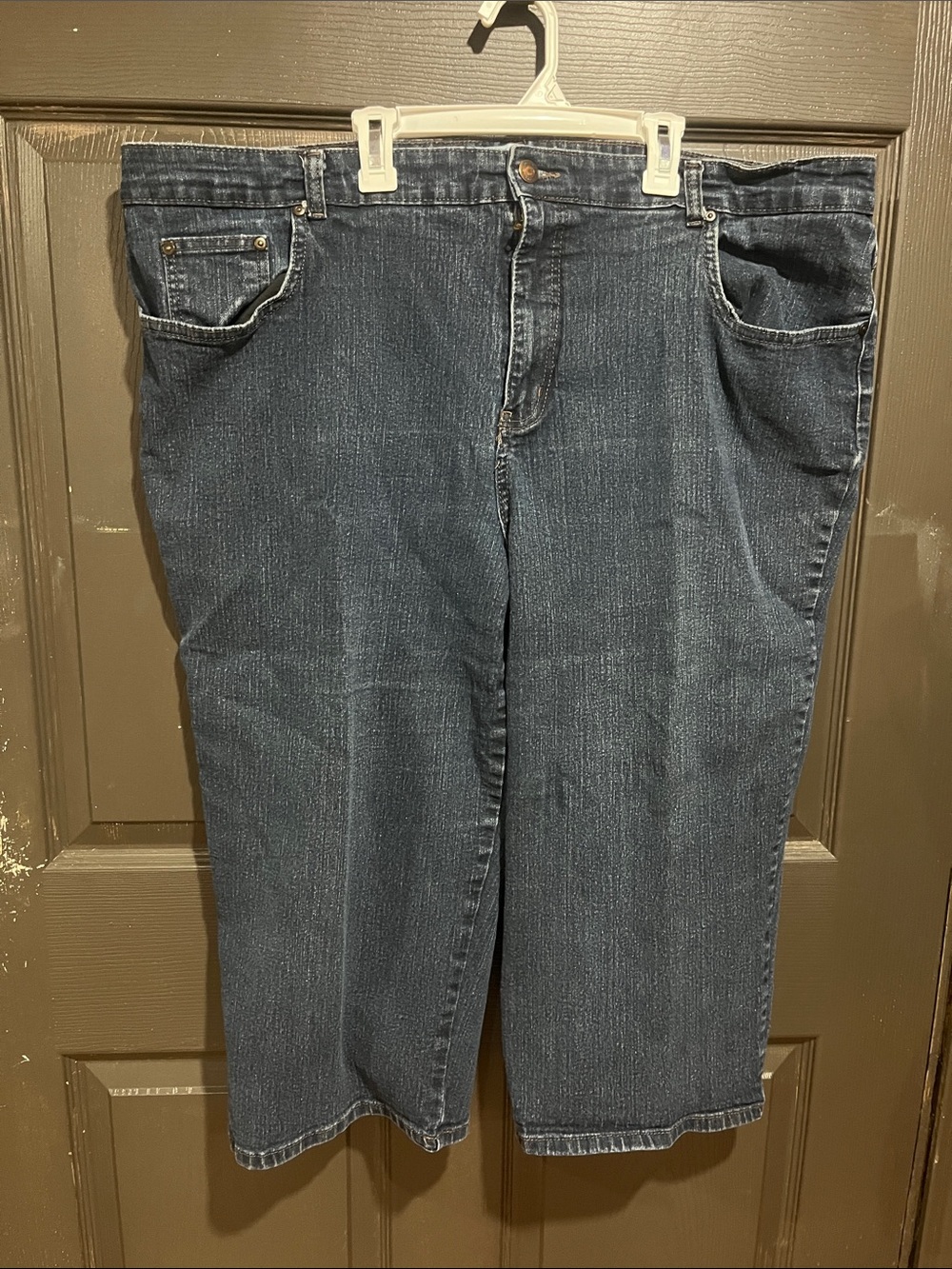 Kim Rogers Straight-Leg Classic Dark Blue Jeans